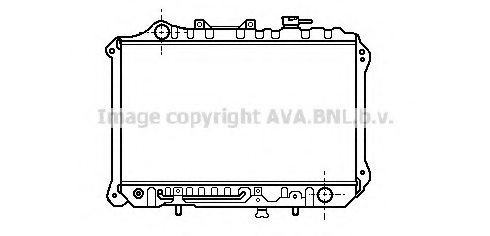 PRASCO MZ2011 Radiator, engine cooling